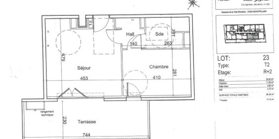 Hôpitaux-Facultés - T2 - 39.42m² - Photo 3