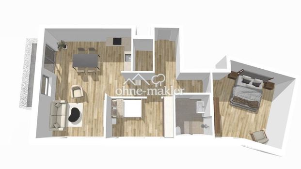 Neubau-Mietwohnung mit Premium-Ausstattung in Rinkerode - Photo 1