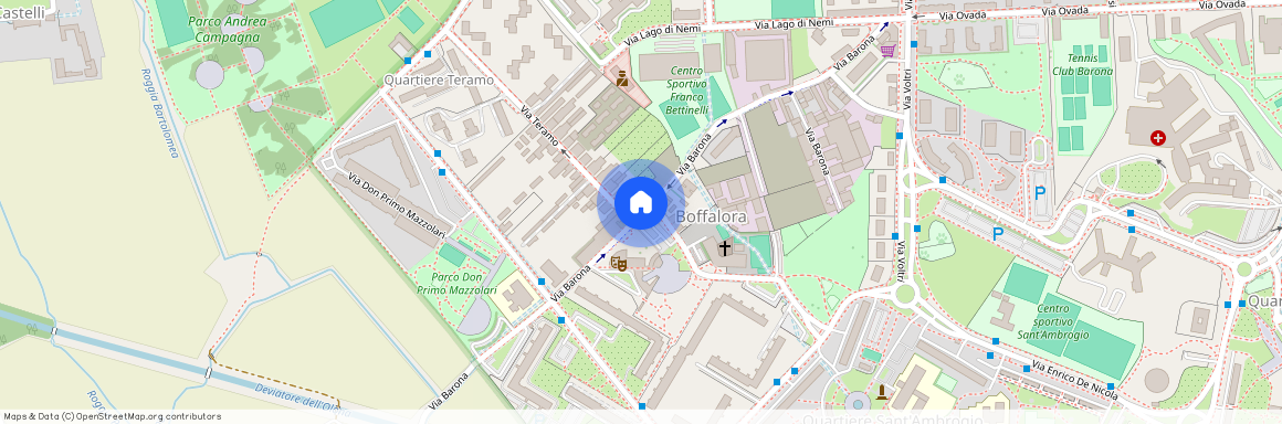 Via Barona, Włochy, Milan