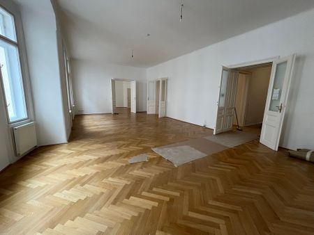 Prachtvolle 6-Zimmer-Altbauwohnung nahe Rochusmarkt - unbefristet zu mieten in 1030 Wien - Photo 2