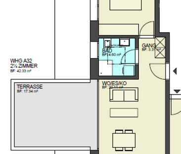 Tolle 2.5 Zimmerwohnung zu vermieten mit Weitsicht - Photo 5