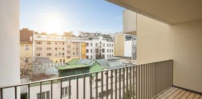 Ruhelage: Schöne 2-Zimmer-Wohnung mit Loggia in Augartennähe - Photo 2