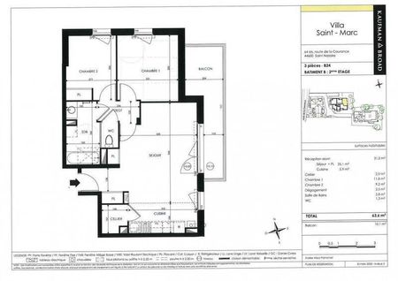 Appartement 3 pièces - - Photo 5