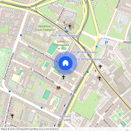 ul. gen. Józefa Haukego-Bosaka, Przedmieście Oławskie, Krzyki, Wrocław, dolnośląskie