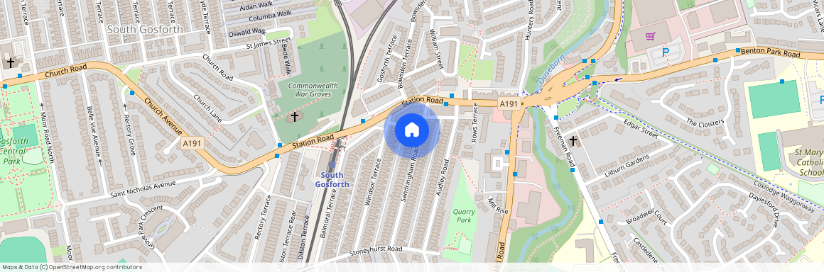 2 bedroom Flat to rent in Sandringham Road, South Gosforth, Newcastle Upon Tyne