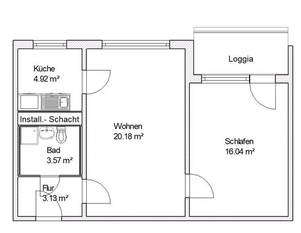 Wohnungsangebot Apollostraße 1 - Photo 1