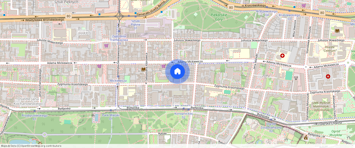 Władysława Reymonta, Toruń