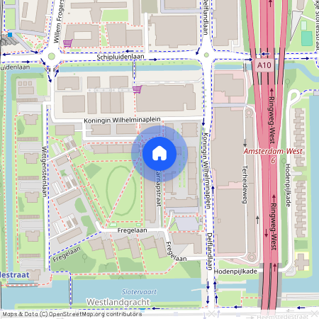 Westlandgracht, 1062 KT, Carnapstraat, Amsterdam