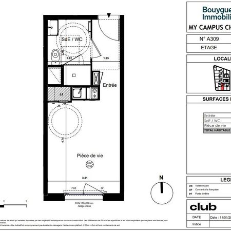 Location Appartement 1 pièce 23m² RENNES 35000 - Photo 3