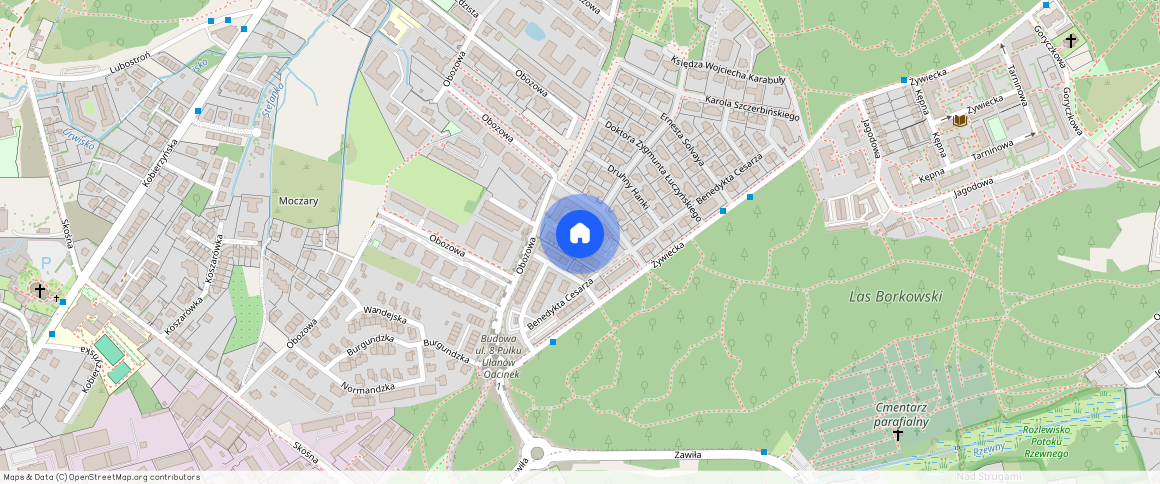 Łagiewniki-Borek Fałęcki, Stefana Ziobrowskiego, Kraków