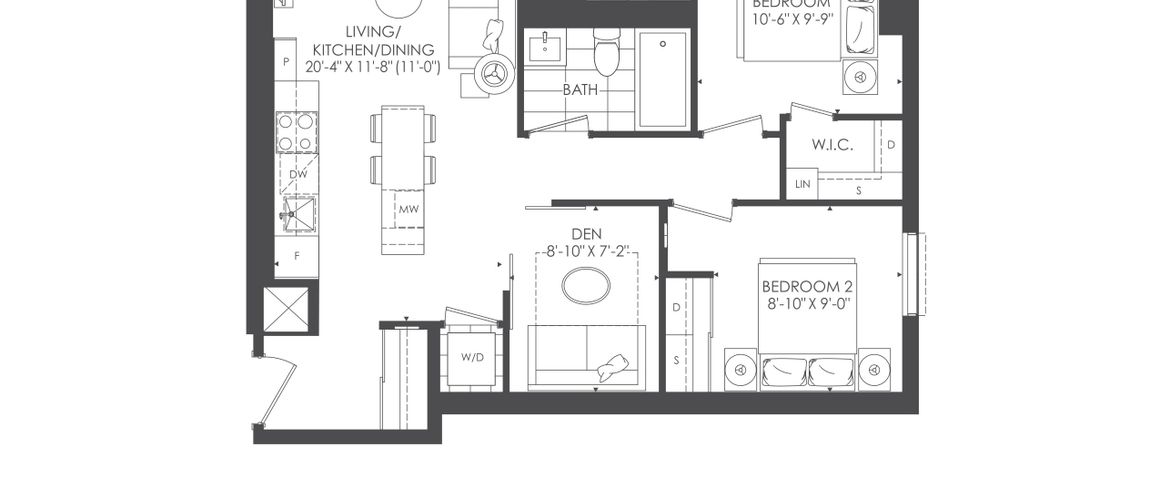 For Lease - 89 Church Street Unit# 2704, Toronto, Ontario - Photo 1