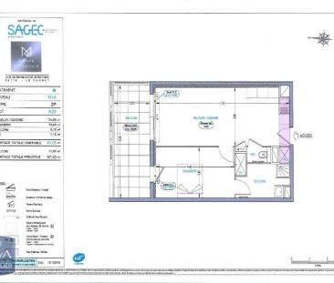 Appartement à louer 2 pièces 44.72m² - Photo 3