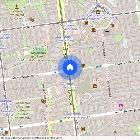 Łódź, Śródmieście, Zachodnia