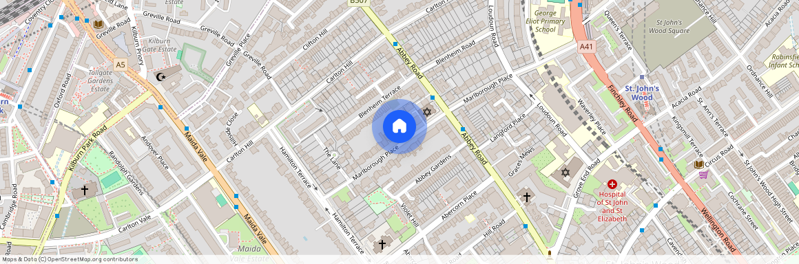 New House, 46 Marlborough Place, St John's Wood, London