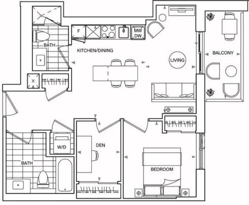 For Lease - 185 Alberta Avenue Unit# 604, Toronto, Ontario - Photo 1