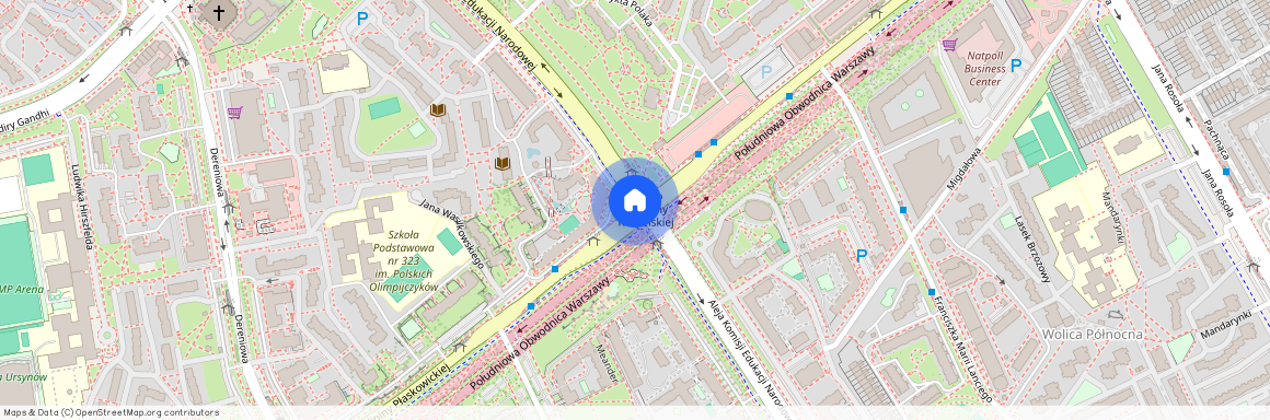 ul. Filipiny Płaskowickiej, Natolin, Ursynów, Warszawa, mazowieckie