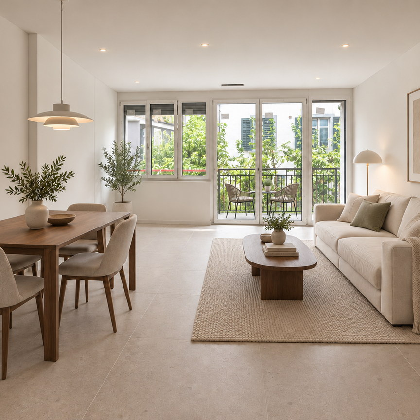 Moderne 1.5-Zimmer-Neubauwohnung mit Balkon an der Seebahnstrasse - Photo 1