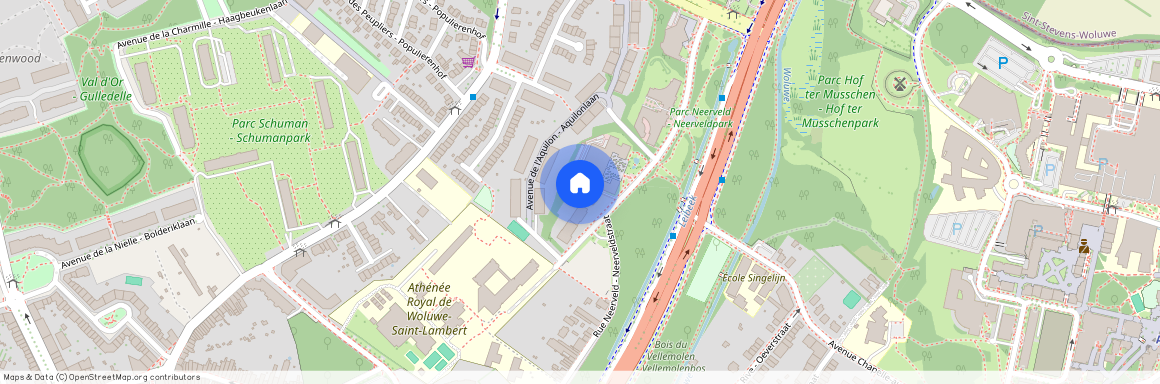 Rue de l'Athénée Royale (B2-5) 97 Boîte B2.5 - 1200 Woluwe-Saint-Lambert