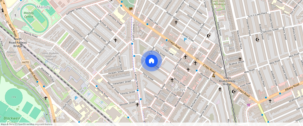 Minny Street, Cathays, CF24