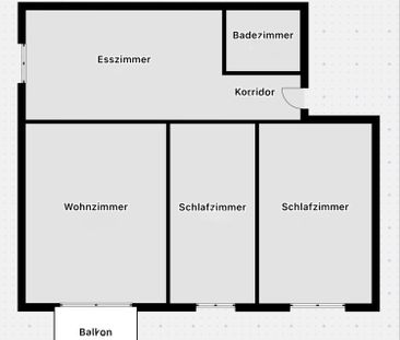 4 Zimmer, 67 m² - Photo 2