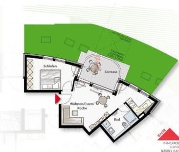 2-Zimmer-Neubauwohnung in zentraler Lage von Sindelfingen mit Garten! - Photo 6