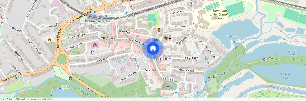 Walpole Buildings, Church Street, Rickmansworth, Hertfordshire, WD3 1BU, London