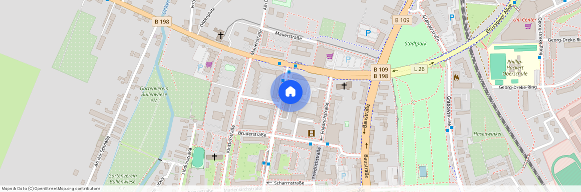 Straße des Friedens 9, 17291 Prenzlau