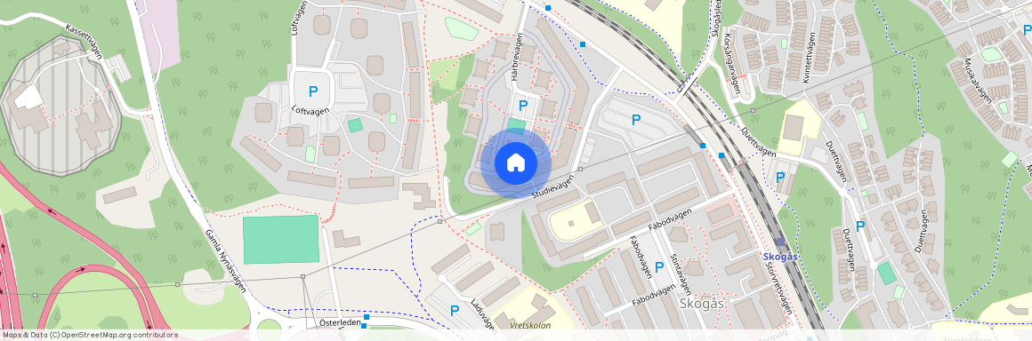 Härbrevägen 35, Skogås