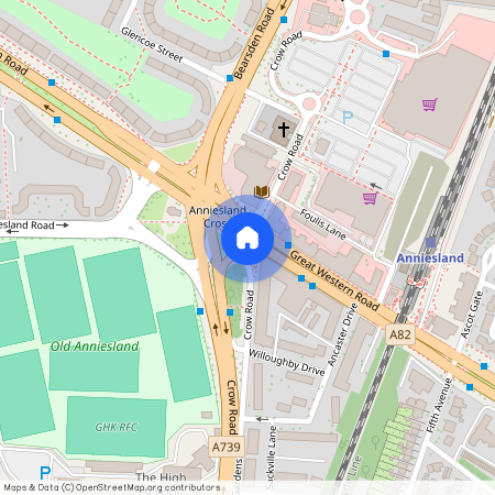 Crow Road, Glasgow, G13, Crow Road, Anniesland