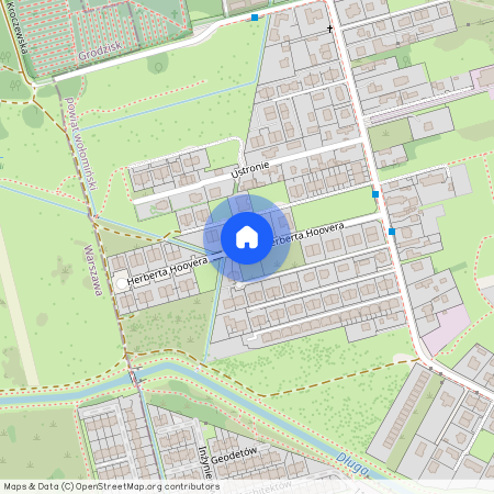 ul. Herberta Hoovera, Marki, wołomiński, mazowieckie