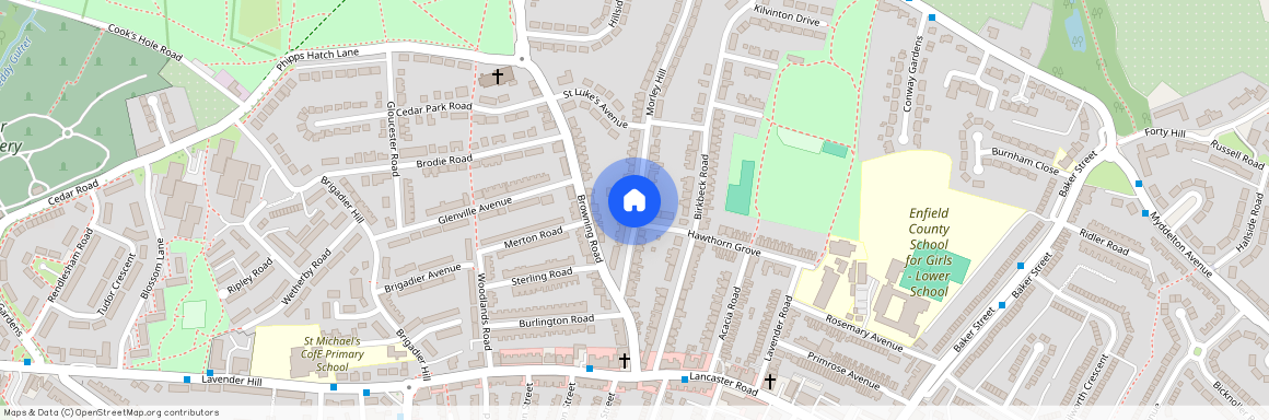 Morley Hill, Enfield, EN2 0BJ, Middlesex