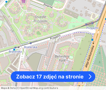 Studio 40 m² z wydzieloną sypialnią i garderobą | duży balkon | Krzyki - Zdjęcie 1