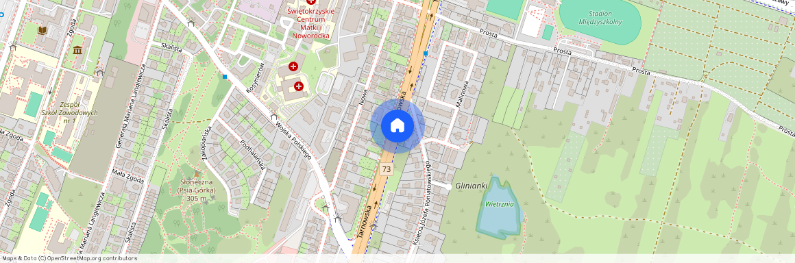 ul. Tarnowska, Śródmieście, Kielce, świętokrzyskie