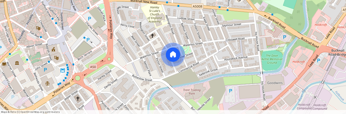 3 Fourdrinier Street, Staffordshire, ST1 3TX, Stoke-On-Trent