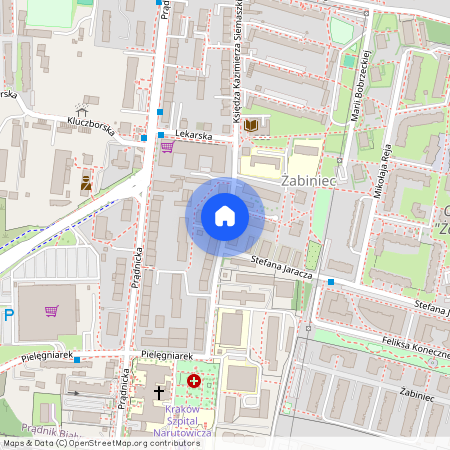 ul. ks. Kazimierza Siemaszki, Żabiniec, Prądnik Biały, Kraków, małopolskie