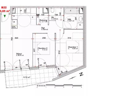 Appartement à louer Meaux 3 pièce(s) 60.65 m2 - Photo 6