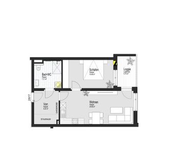 Bezugsfertig! 2-Zimmer im 1. OG, inkl. Garage, Top 9 - ERSTBEZUG - Foto 4