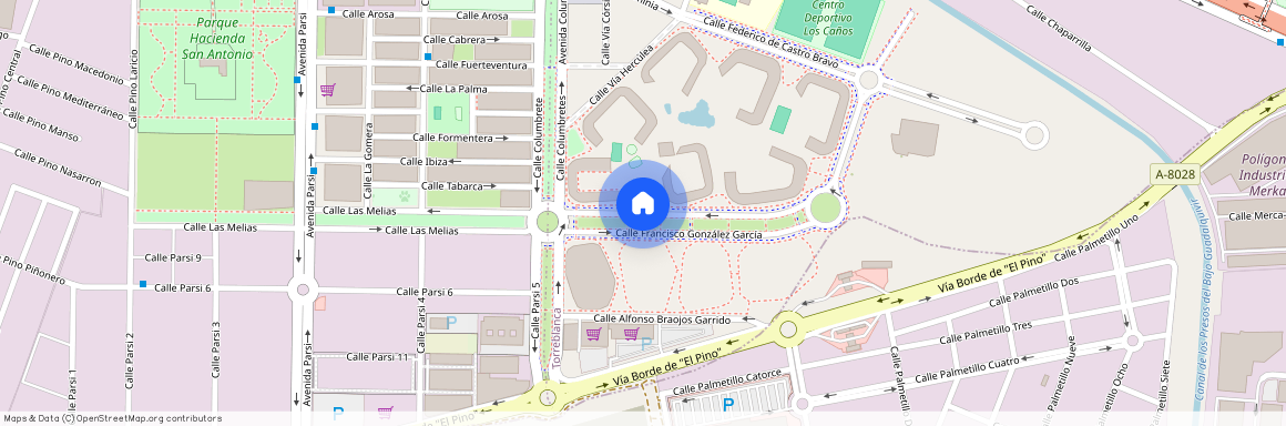 Palmete-Padre Pío-Hacienda San Antonio, Sevilla