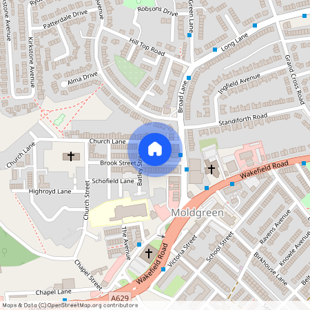 Brook Street, Moldgreen, Huddersfield, West Yorkshire, HD5