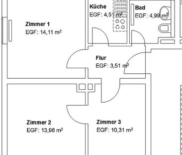 Gut geschnittene 3 ZKB im Forstfeld! - Photo 1
