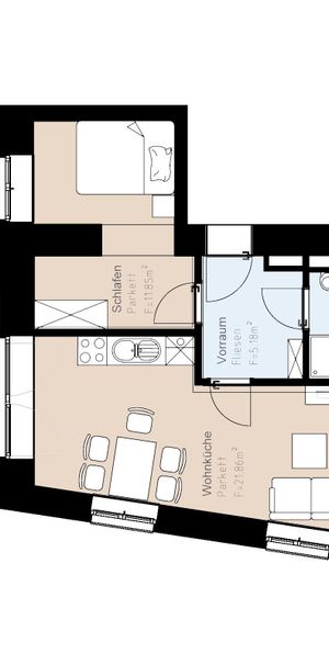 Geförderte Altbauwohnung mit Balkon - Foto 1