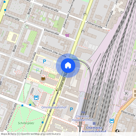 Straße der Nationen, Chemnitz