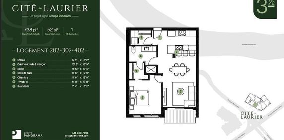 L'Assomption *** Appartement 3 1/2 neuf à louer 1478$/mois - Photo 2