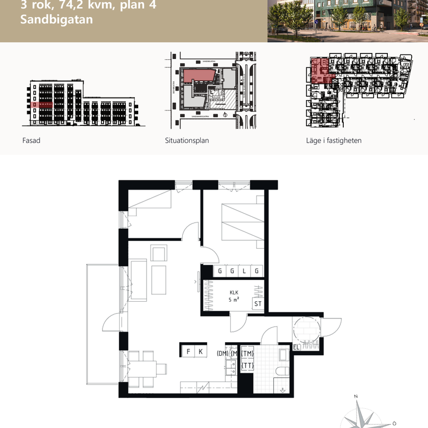 Sandbigatan 32, 75255, Uppsala - Foto 2