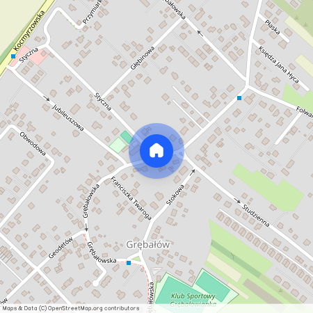 ul. Grębałowska, Grębałów, Wzgórza Krzesławickie, Kraków, małopolskie