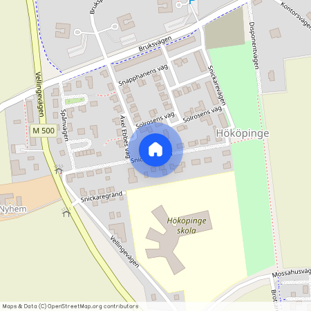 Snickarevägen, Vellinge