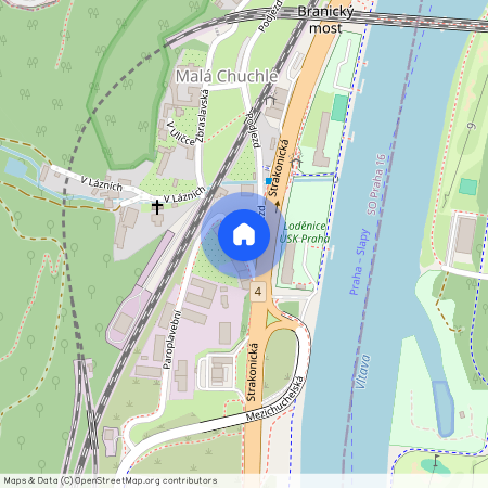 Zbraslavská, Praha - Malá Chuchle