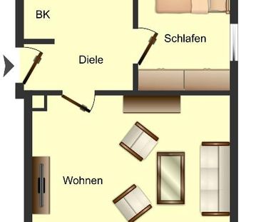 Demnächst frei! 2-Zimmer-Wohnung in Solingen Höhscheid - Foto 1