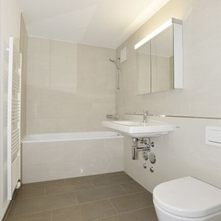 Vue lointaine de la chaîne de montagnes - Photo 1