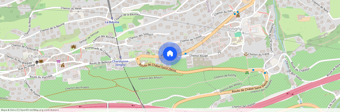 Route de Châtel, 1803, Chardonne